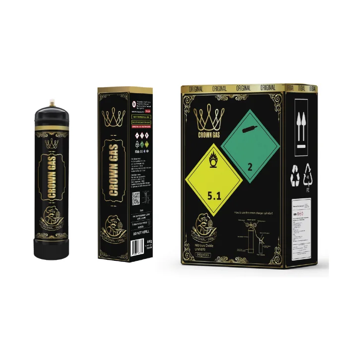 Crown Gas Original 640g food-use N2O product