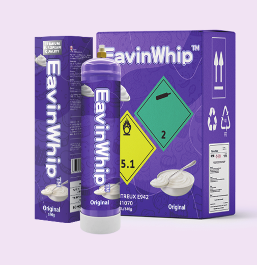 EAVINWHIP cylinder and packaging