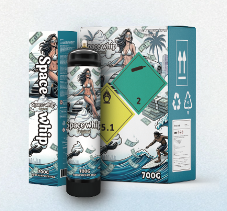 SPACEWHIP Original 700g cylinder and packaging